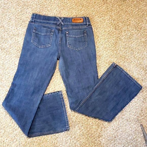 Allen B Schwartz Wide Leg Jeans Women's size 8 - Picture 6 of 8